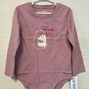 Carter-s Pink and Purple Sleepsuits-babygrows 24m